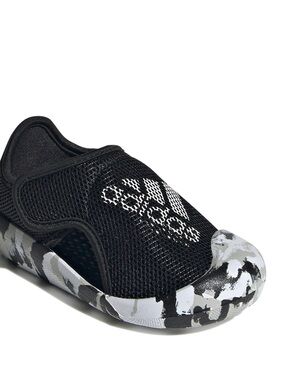 Adidas toddler Black Slip-On Water Shoe with Gray Camo Sole/Size 10 toddler